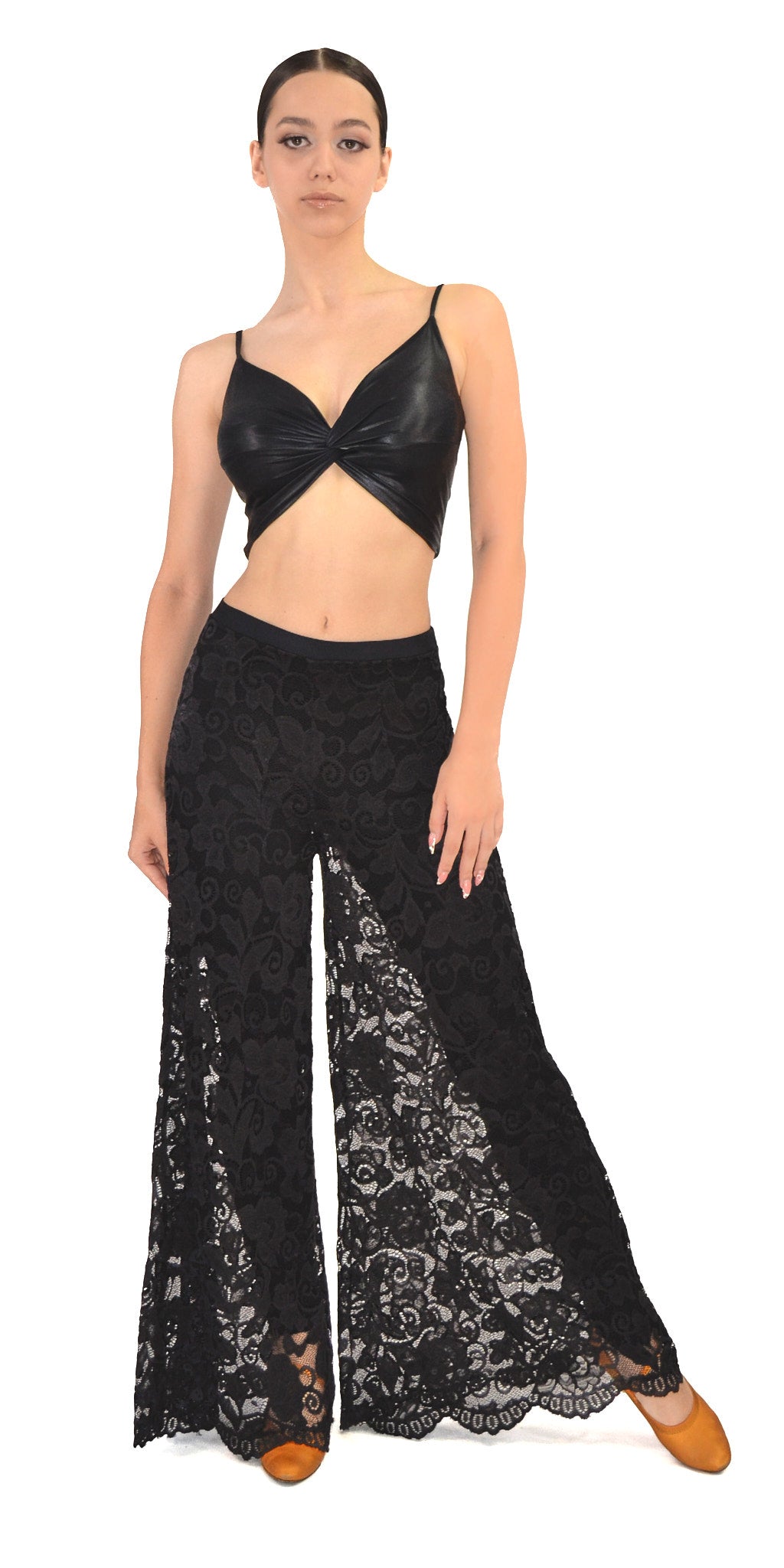 Cross-Front Dance Top For Women