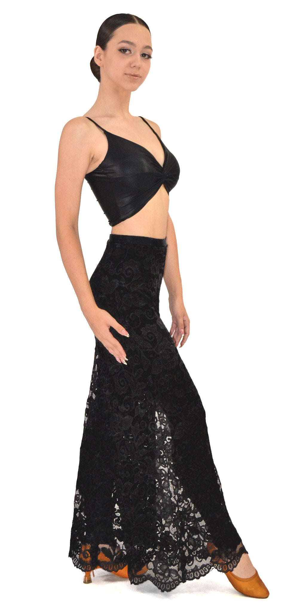 Cross-Front Dance Top For Women