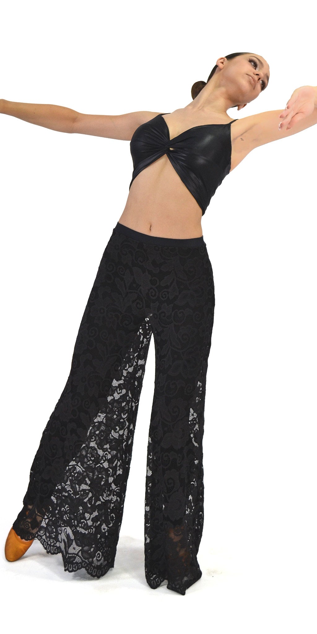 Cross-Front Dance Top For Women