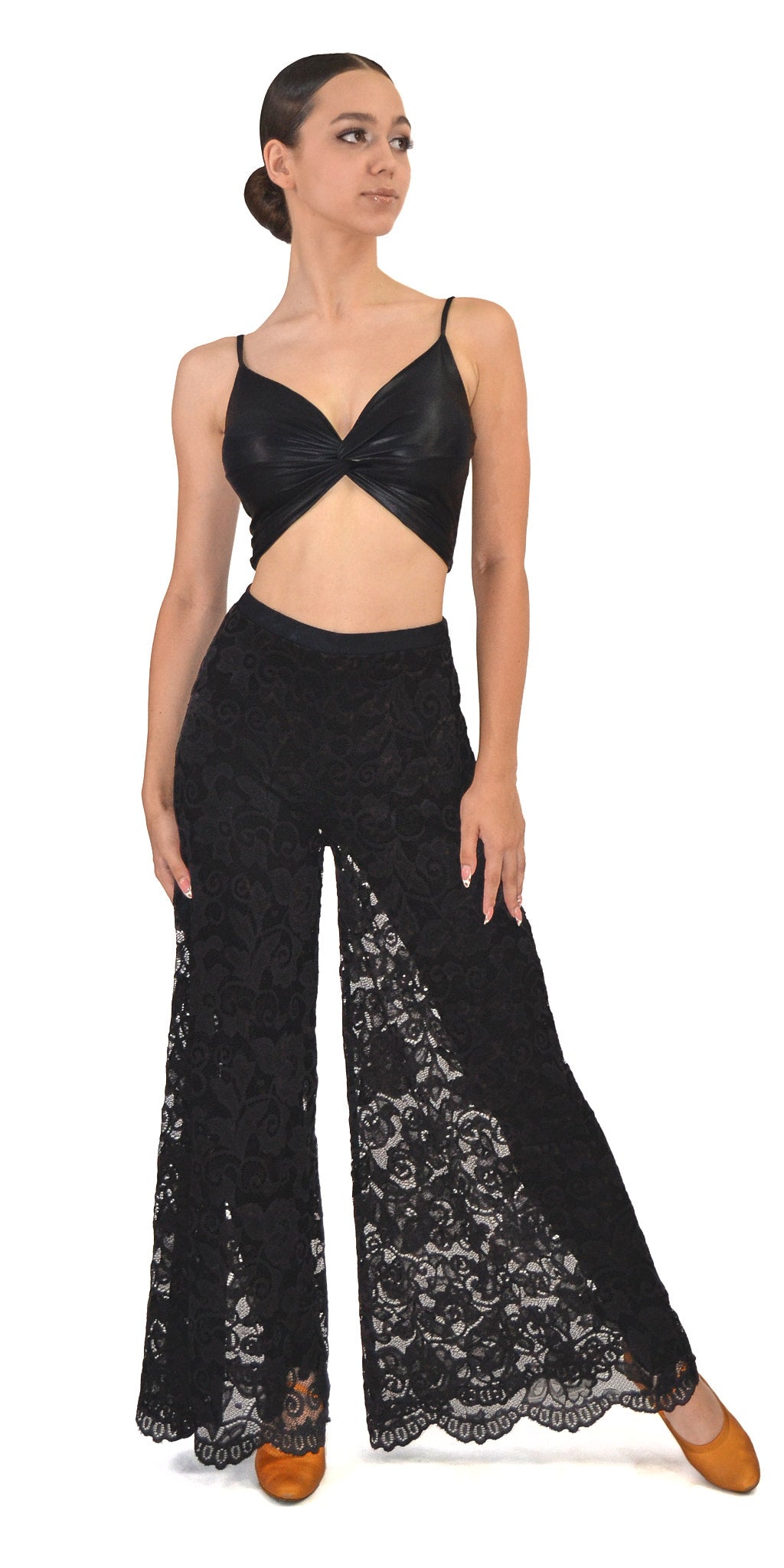 Cross-Front Dance Top For Women