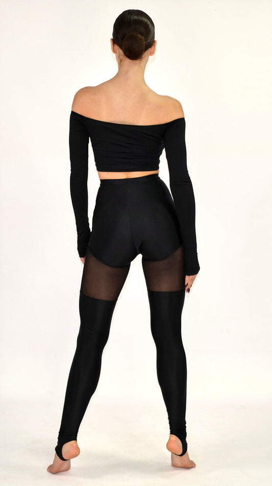 Dance Leggings with Mesh Inserts