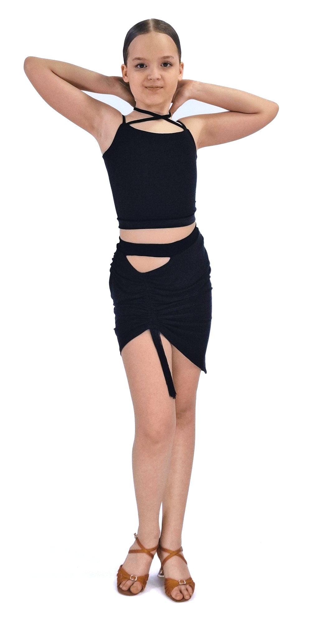 Latin Dance Skirt For Girls