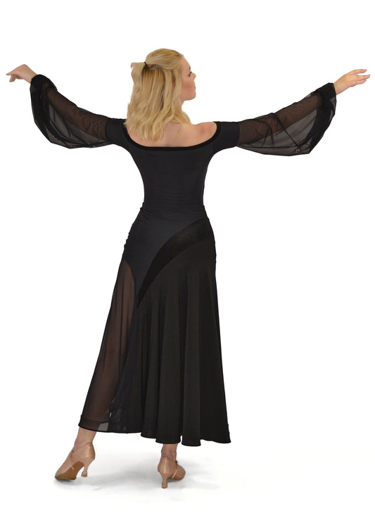 Off Shoulder Dance Leotard For Women