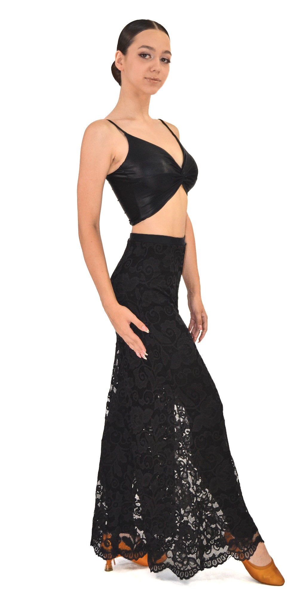 Cross-Front Dance Top For Women