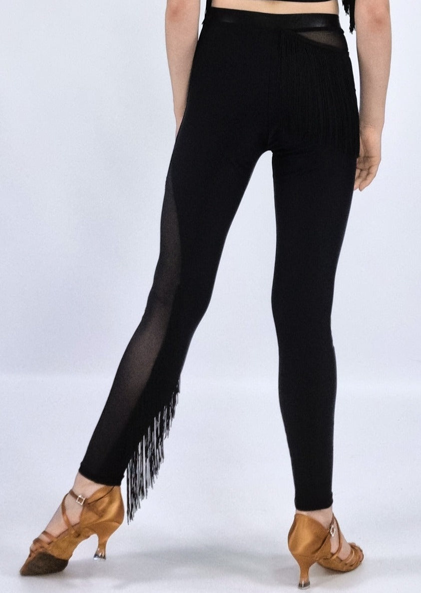 Fringed Leggings For Girls