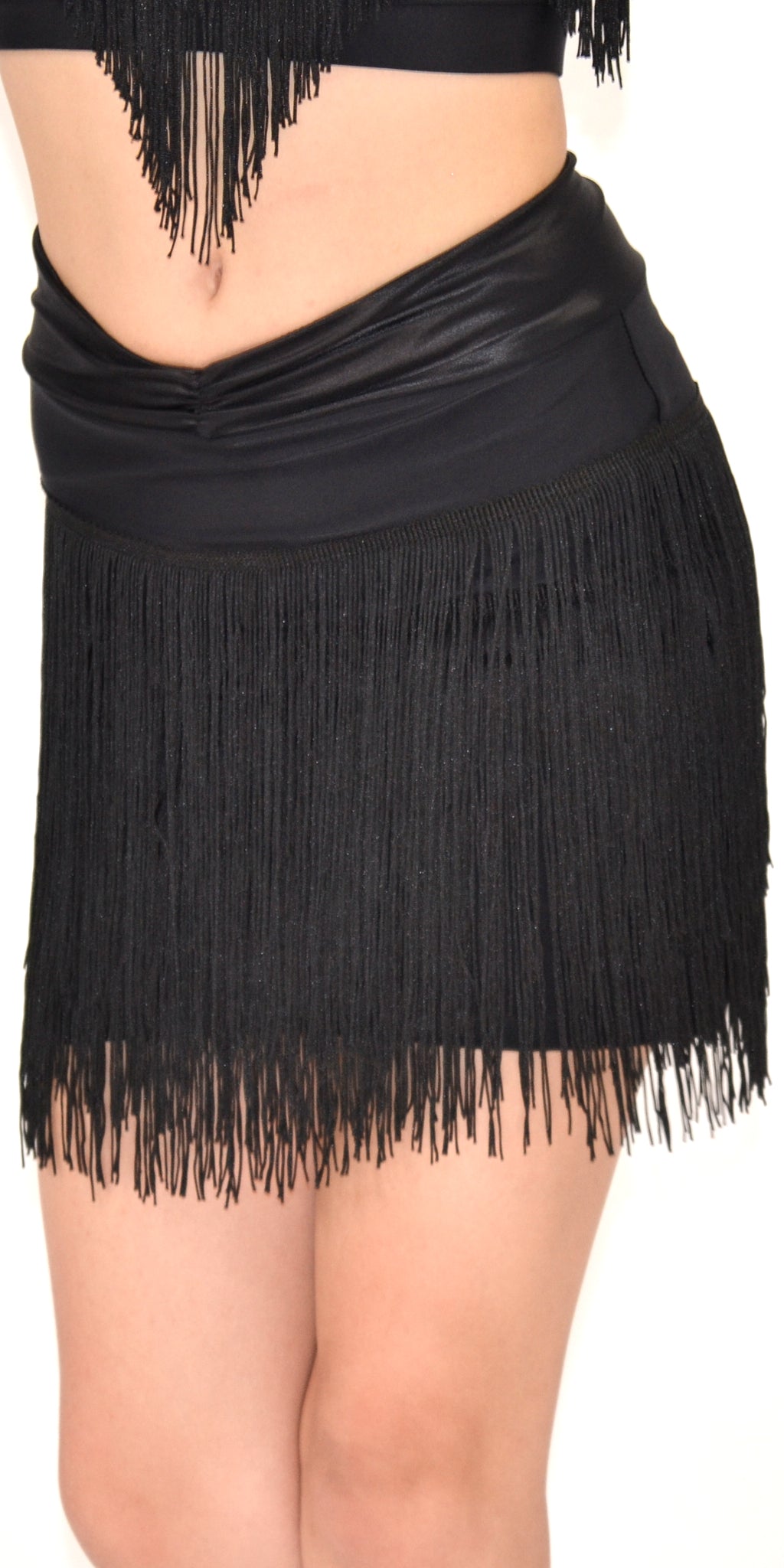 Fringed Mini Skirt For Girls