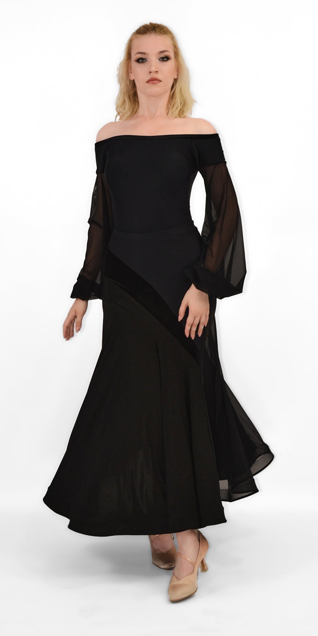 Off Shoulder Dance Leotard For Women
