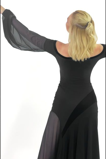 Off Shoulder Dance Leotard For Women