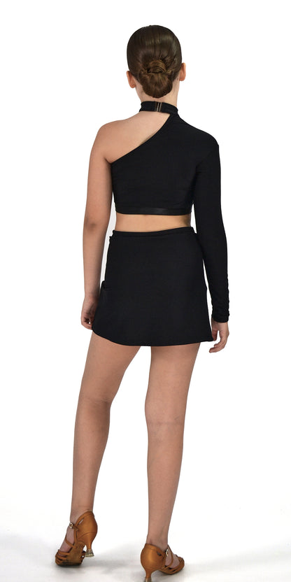 One Shoulder Top with Choker For Girls