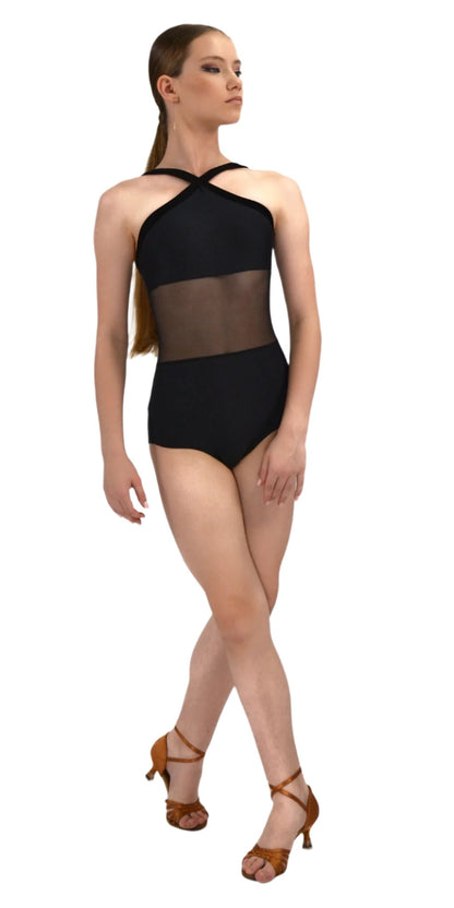 The Mesh Panel Girls Leotard For Girls