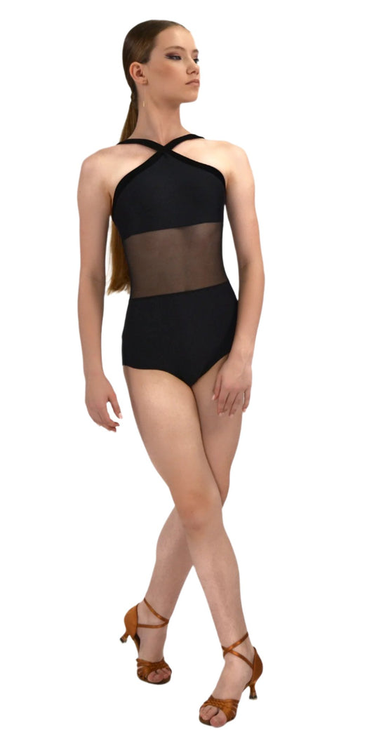 The Mesh Panel Girls Leotard For Girls