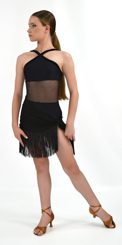 The Mesh Panel Girls Leotard For Girls