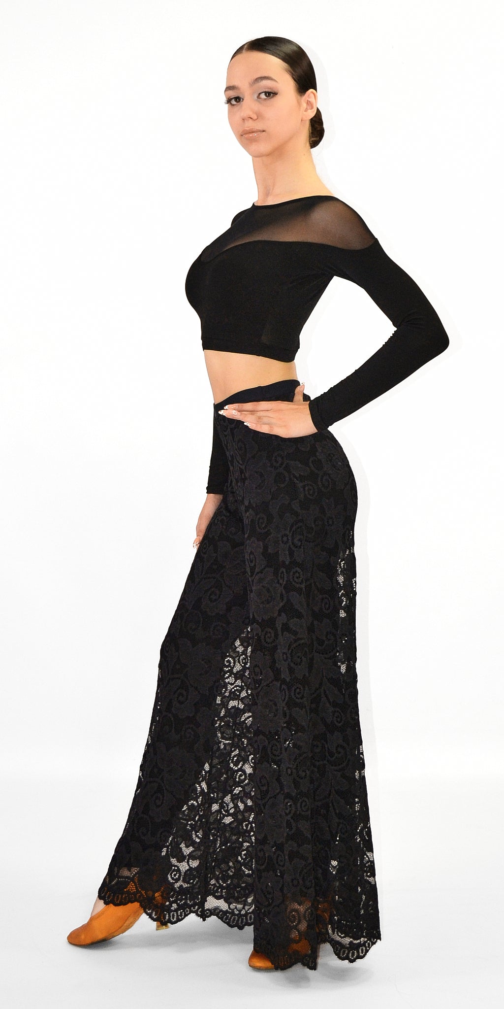 Wide Leg Dance Palazzo Pants For Women