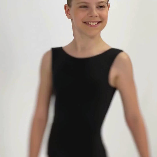 The Classic Boatneck Leotard For Girls