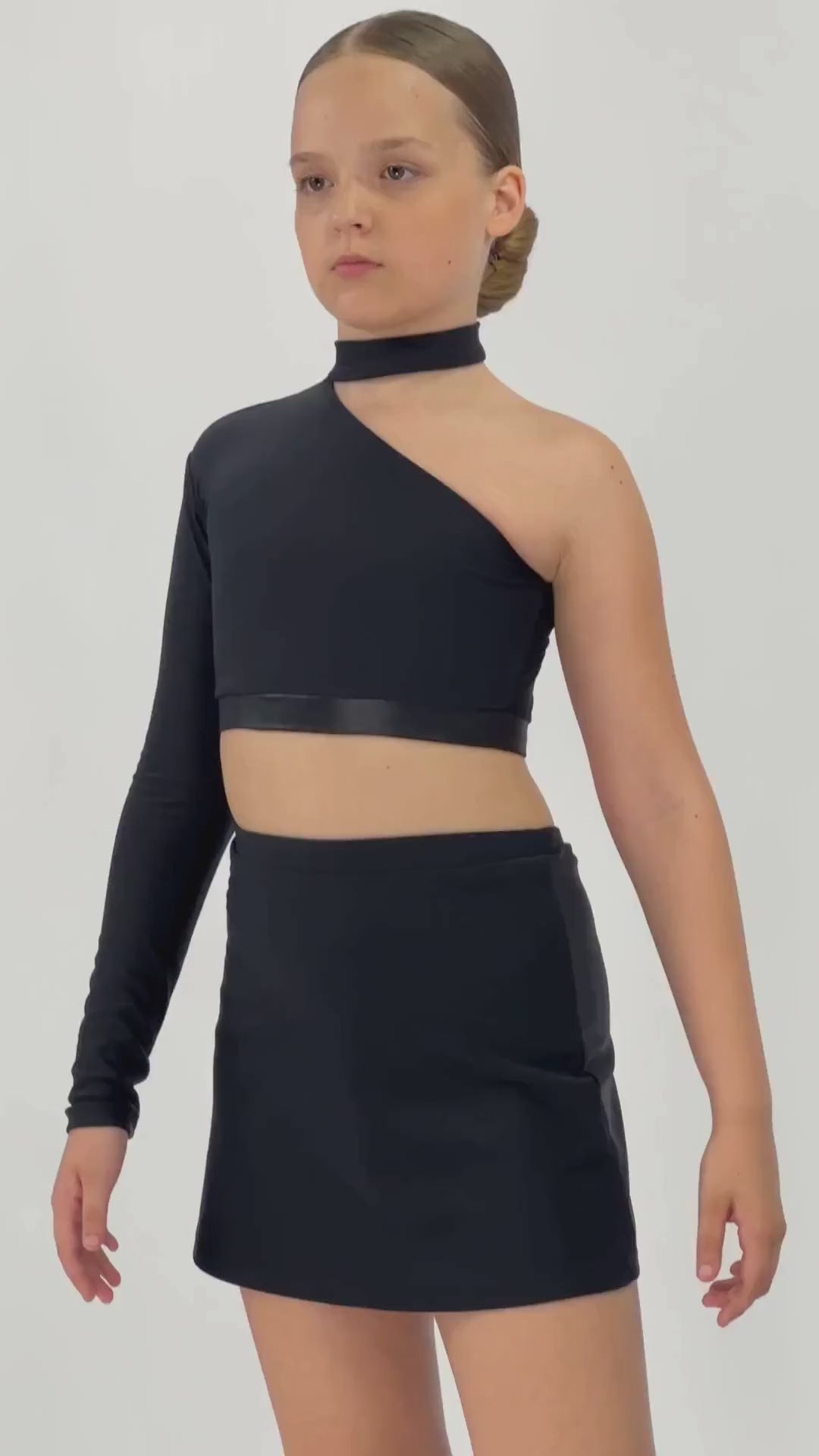 One Shoulder Top with Choker For Girls